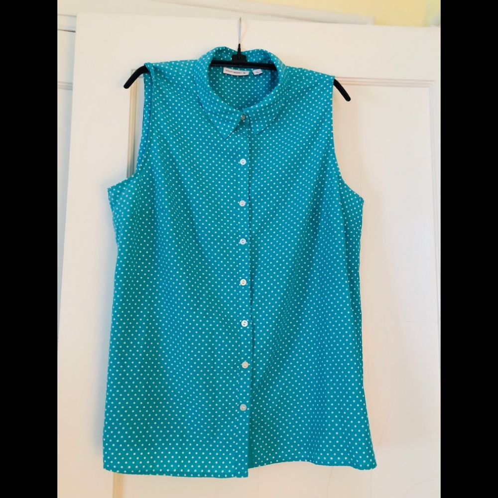 Susan Graver Button-Up Top. XL